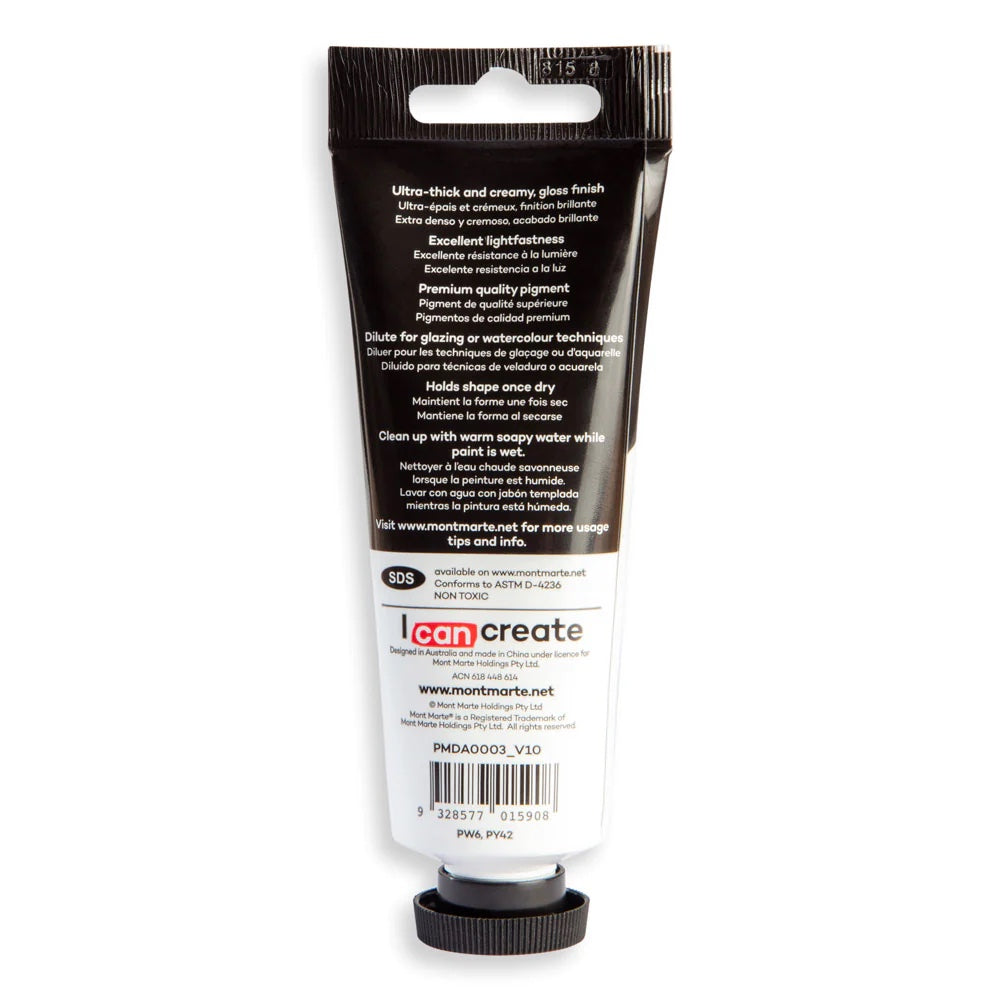 Dimension Acrylic Premium 75ml (2.5 US fl.oz) Tube - Cream