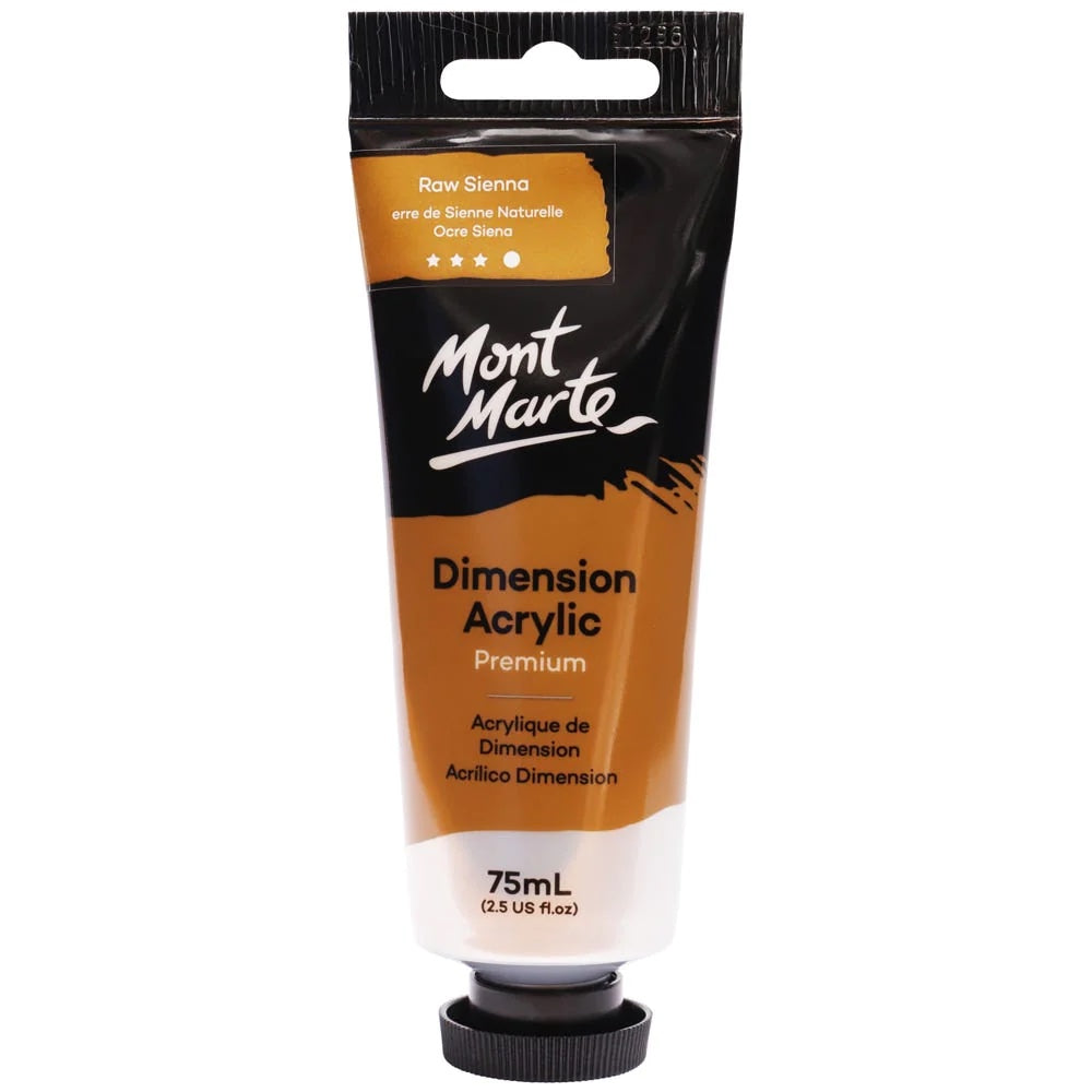Dimension Acrylic Premium 75ml (2.5 US fl.oz) Tube - Raw Sienna