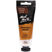 Dimension Acrylic Premium 75ml (2.5 US fl.oz) Tube - Burnt Umber