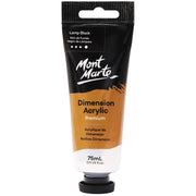 Dimension Acrylic Premium 75ml (2.5 US fl.oz) Tube - Lamp Black