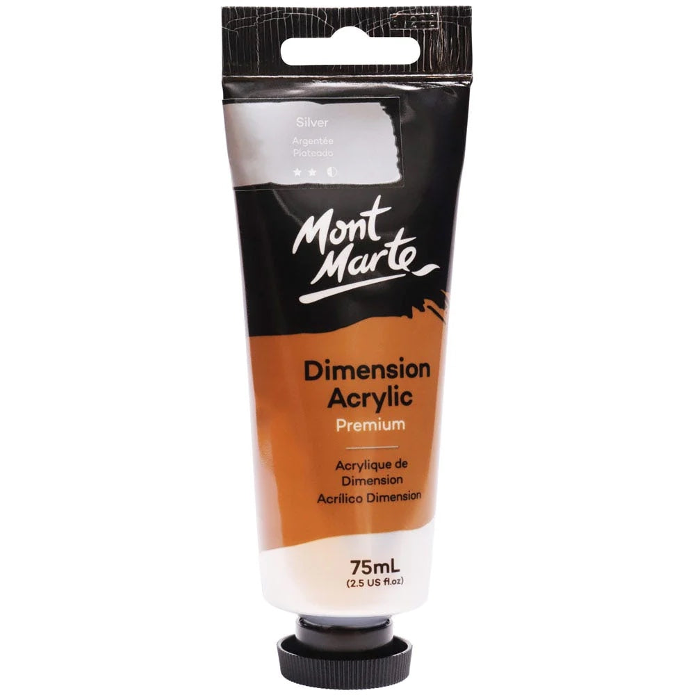 Dimension Acrylic Premium 75ml (2.5 US fl.oz) Tube - Silver