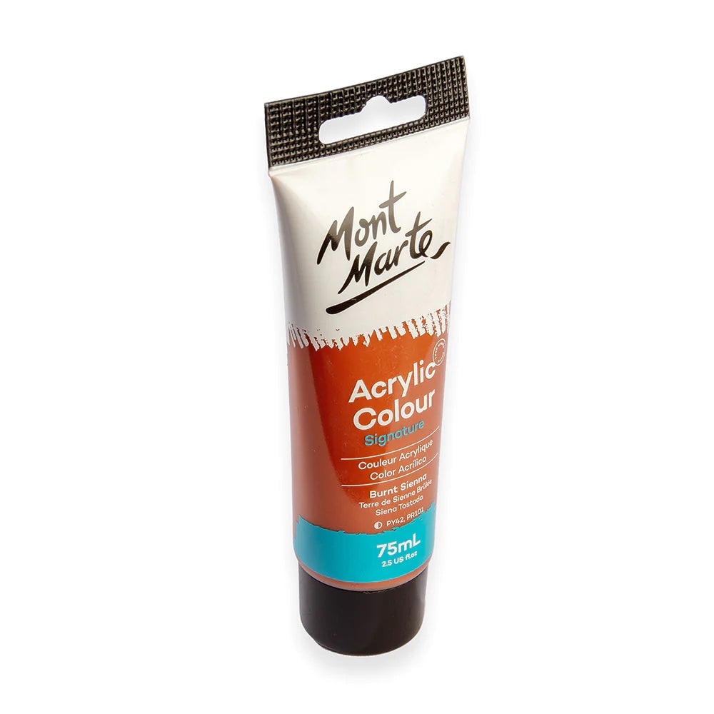 Acrylic Colour Paint Signature 75ml (2.5 US fl.oz) Tube - Burnt Sienna