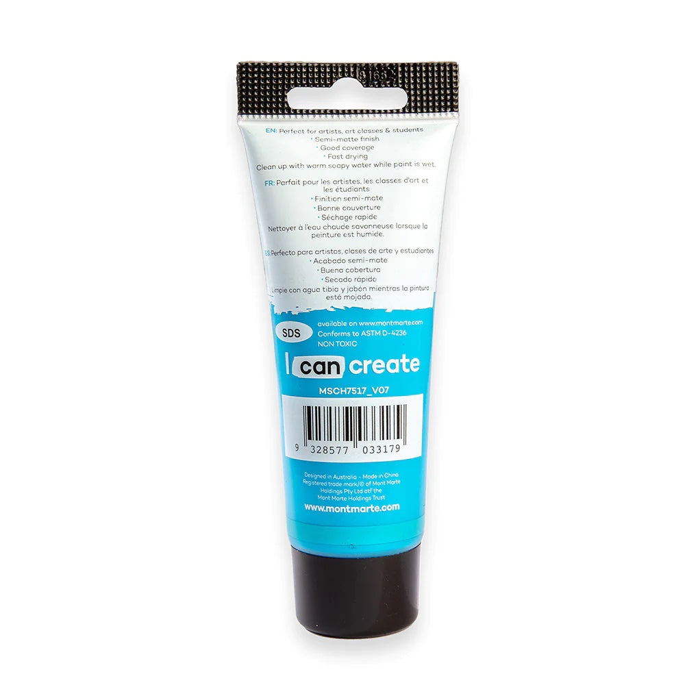 Acrylic Colour Paint Signature 75ml (2.5 US fl.oz) Tube - Cerulean Blue