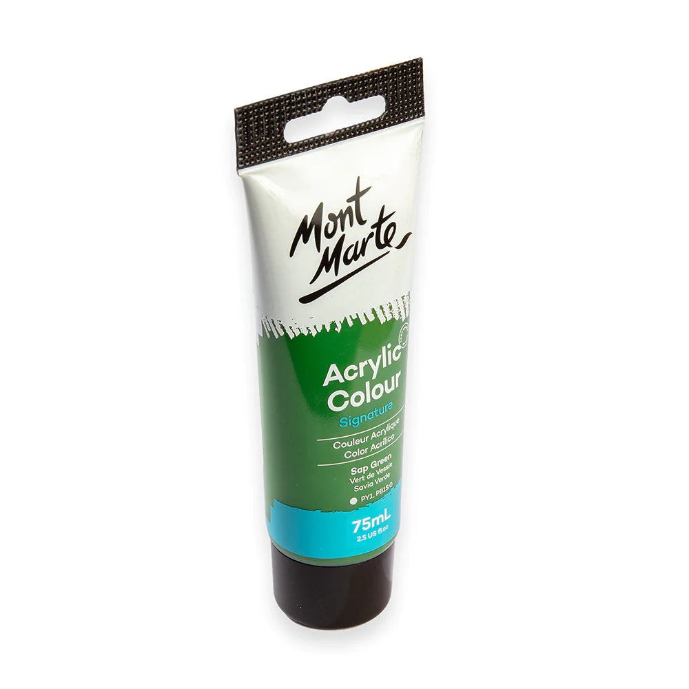 Acrylic Colour Paint Signature 75ml (2.5 US fl.oz) Tube - Sap Green