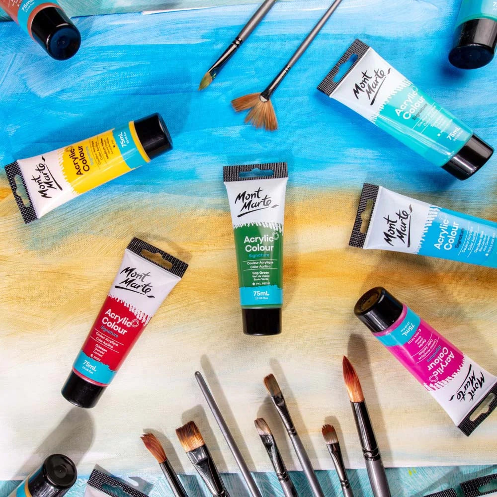 Acrylic Colour Paint Signature 75ml (2.5 US fl.oz) Tube - Sap Green