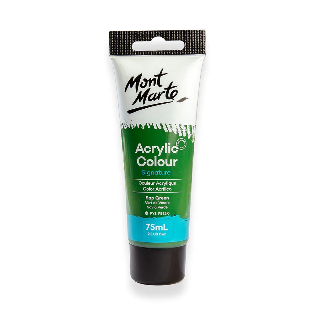 Acrylic Colour Paint Signature 75ml (2.5 US fl.oz) Tube - Sap Green