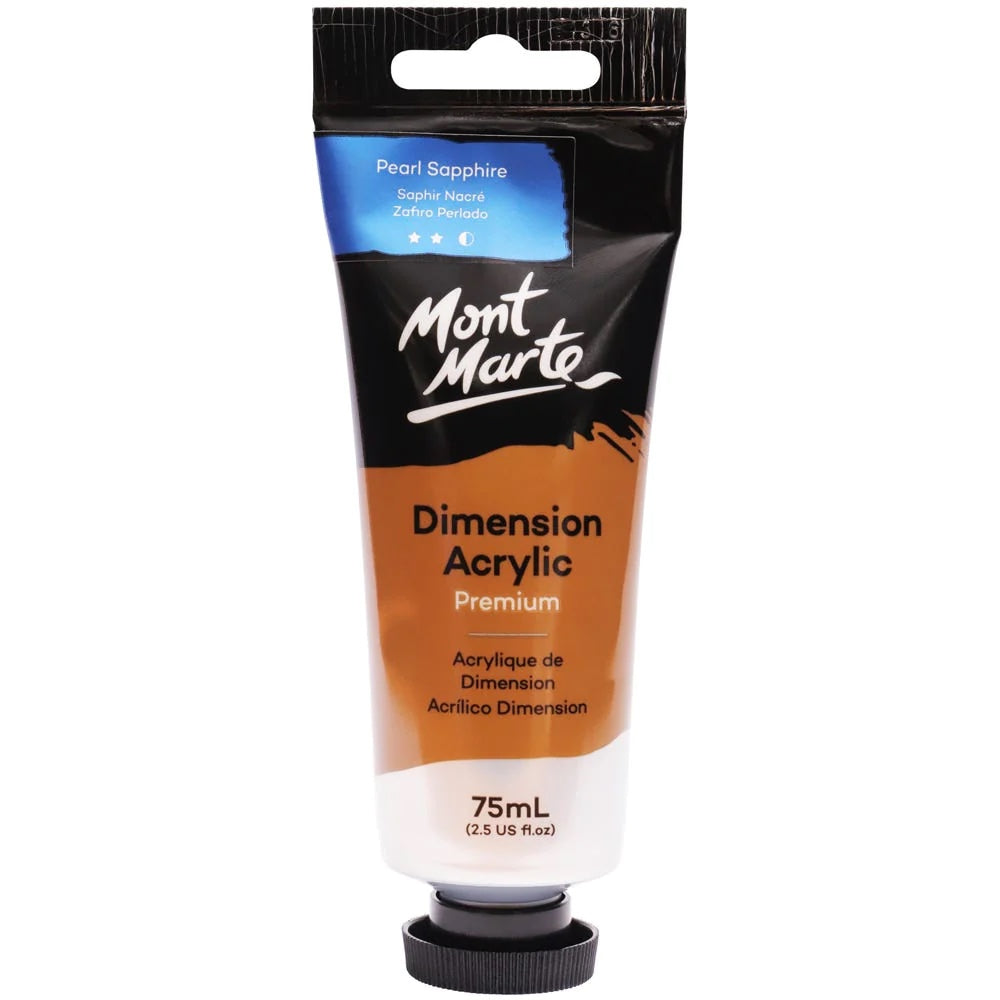 Dimension Acrylic Premium 75ml (2.5 US fl.oz) Tube - Pearl Sapphire