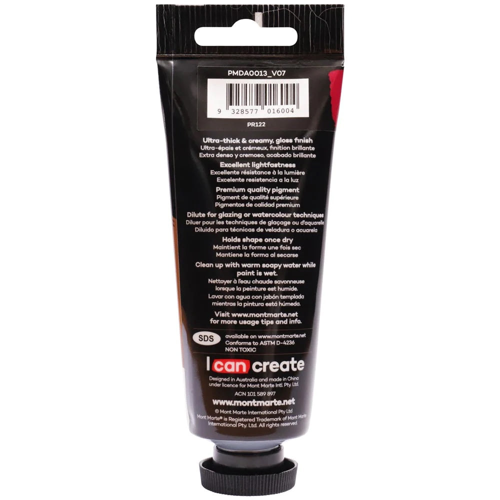 Dimension Acrylic Premium 75ml (2.5 US fl.oz) Tube - Magenta