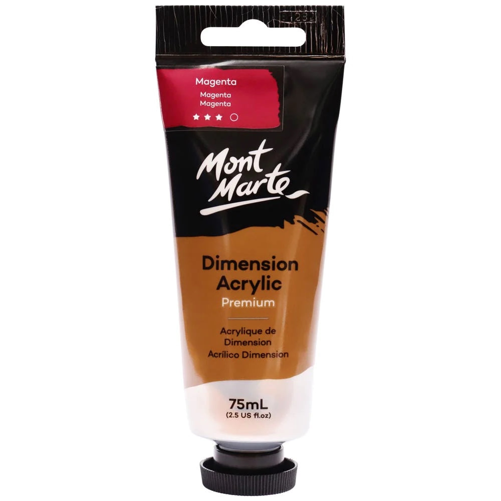 Dimension Acrylic Premium 75ml (2.5 US fl.oz) Tube - Magenta