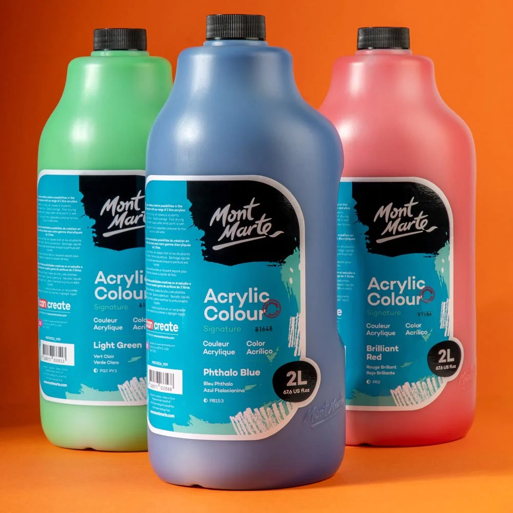 Acrylic Colour Paint Signature 2L (67.6 US fl.oz) Bottle – Phthalo Blue