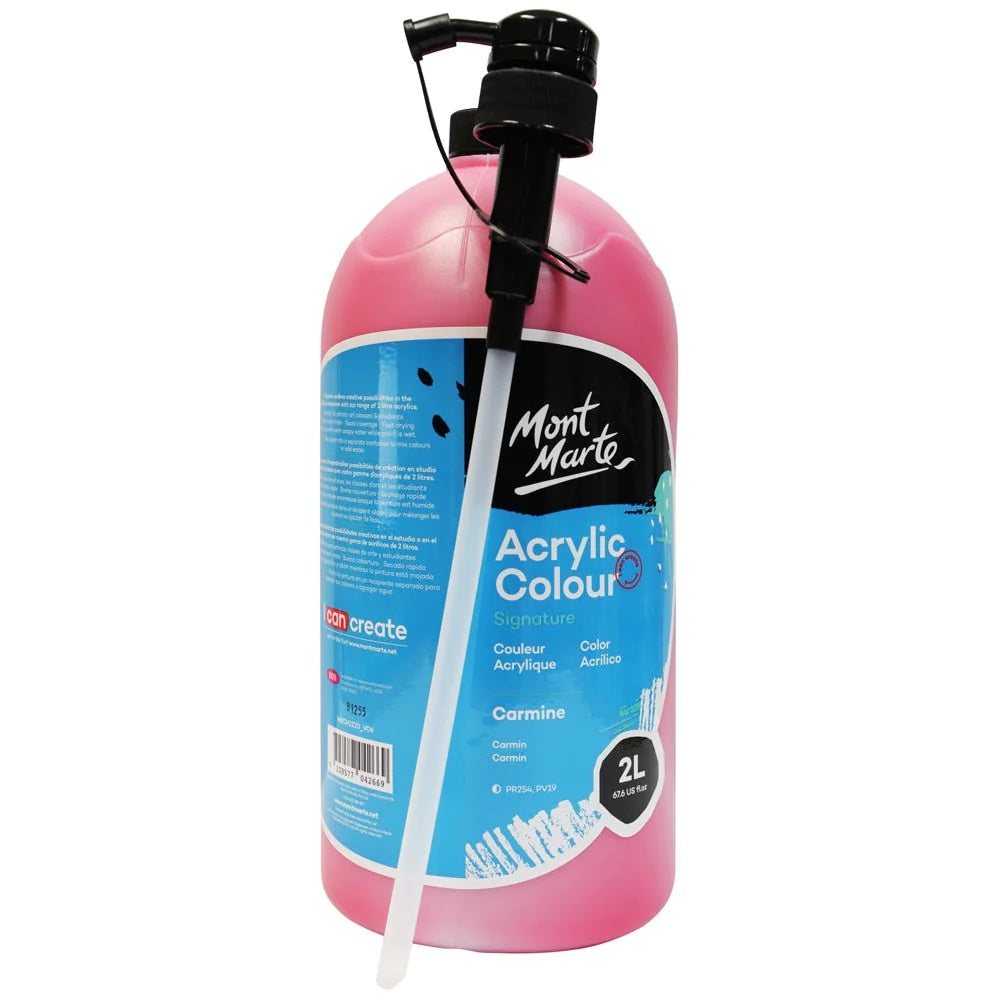 Acrylic Colour Paint Signature 2L (67.6 US fl.oz) Bottle – Carmine