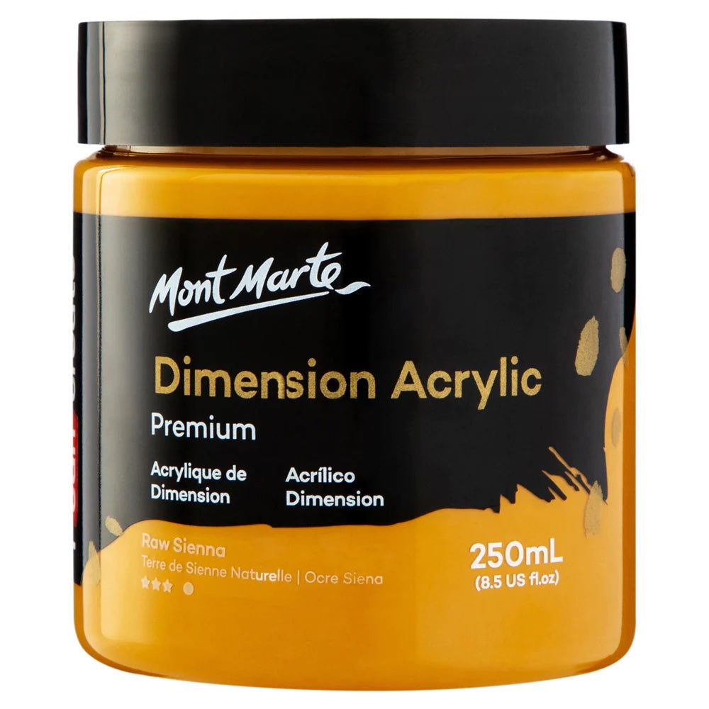 Dimension Acrylic Premium 250ml (8.5 US fl.oz) - Raw Sienna