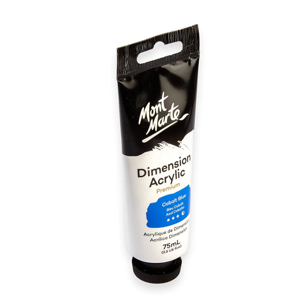 Dimension Acrylic Premium 75ml (2.5 US fl.oz) Tube - Cobalt Blue