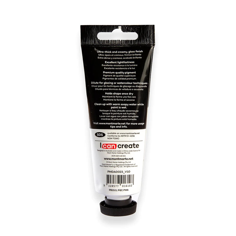 Dimension Acrylic Premium 75ml (2.5 US fl.oz) Tube - Monastral Cerulean
