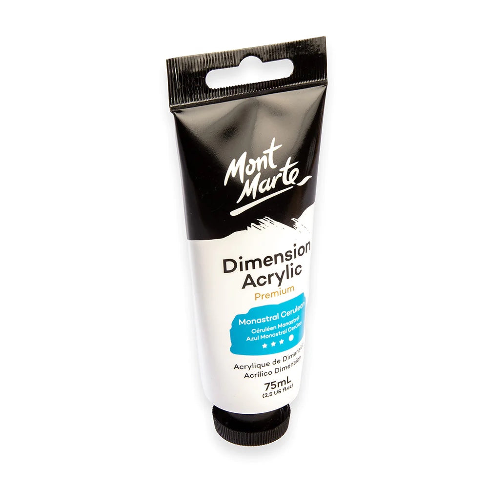 Dimension Acrylic Premium 75ml (2.5 US fl.oz) Tube - Monastral Cerulean