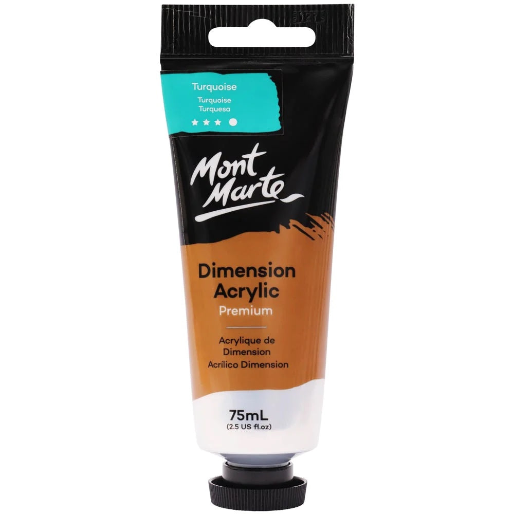 Dimension Acrylic Premium 75ml (2.5 US fl.oz) Tube - Turquoise