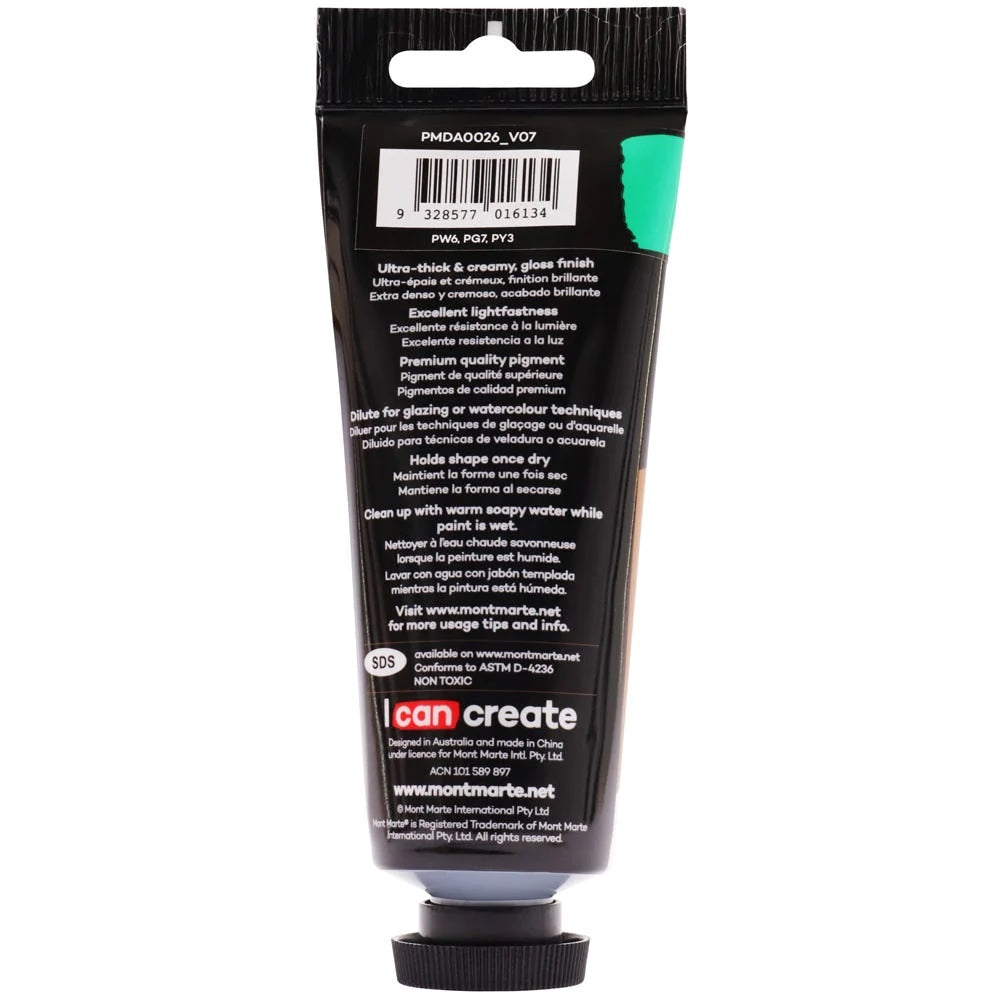 Dimension Acrylic Premium 75ml (2.5 US fl.oz) Tube - Emerald Green