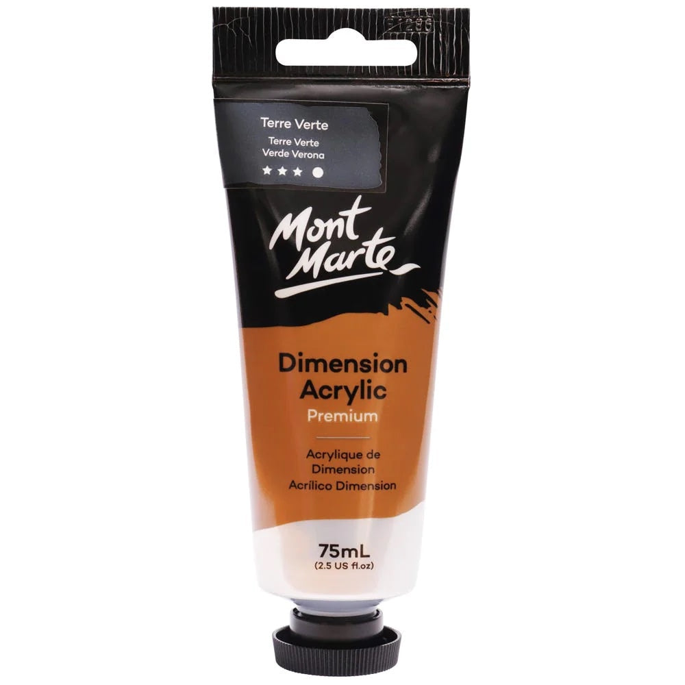 Dimension Acrylic Premium 75ml (2.5 US fl.oz) Tube - Terre Verte
