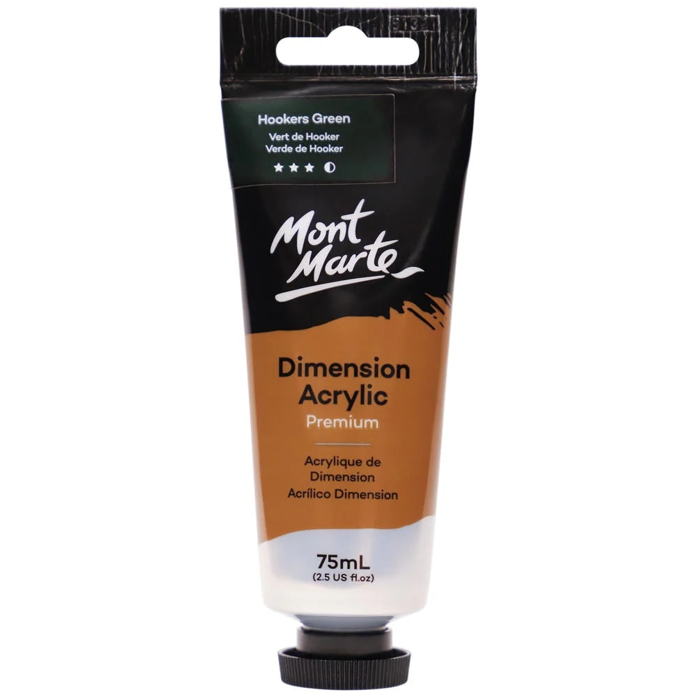 Dimension Acrylic Premium 75ml (2.5 US fl.oz) Tube - Hookers Green