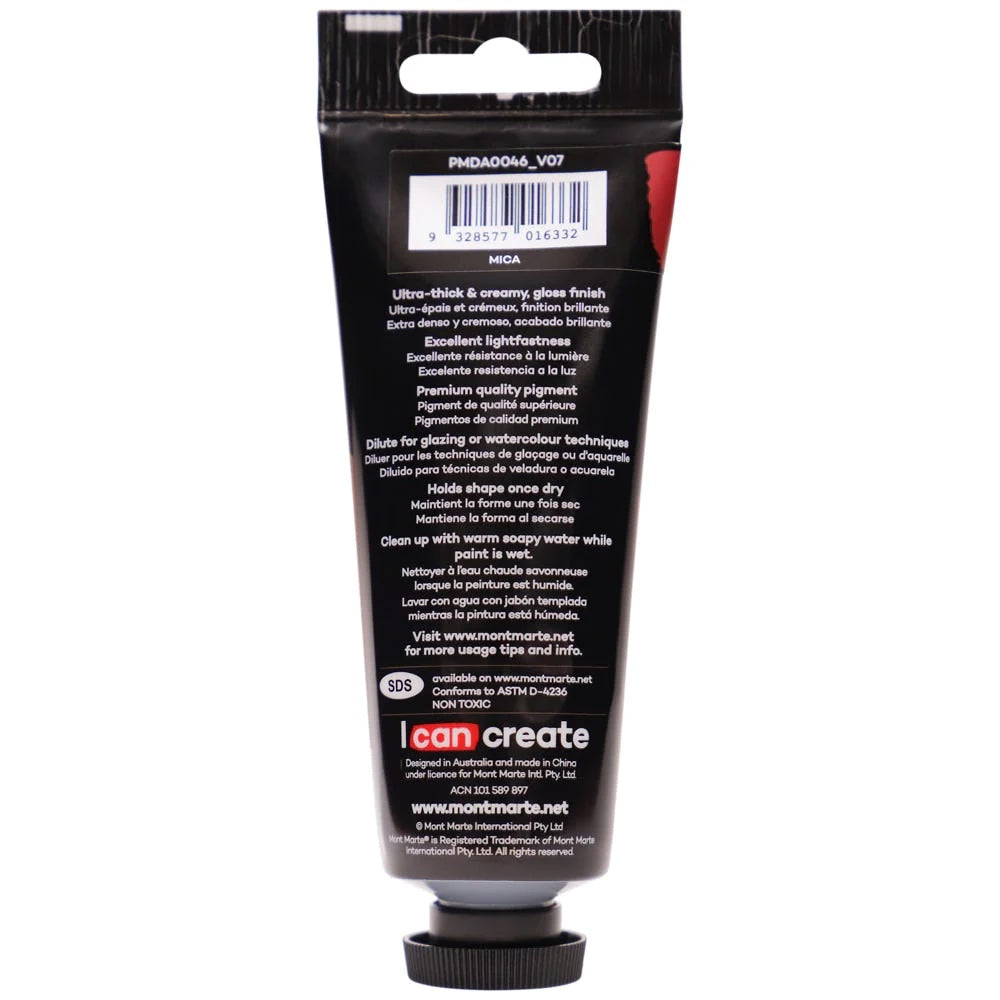 Dimension Acrylic Premium 75ml (2.5 US fl.oz) Tube - Pearl Wine Red