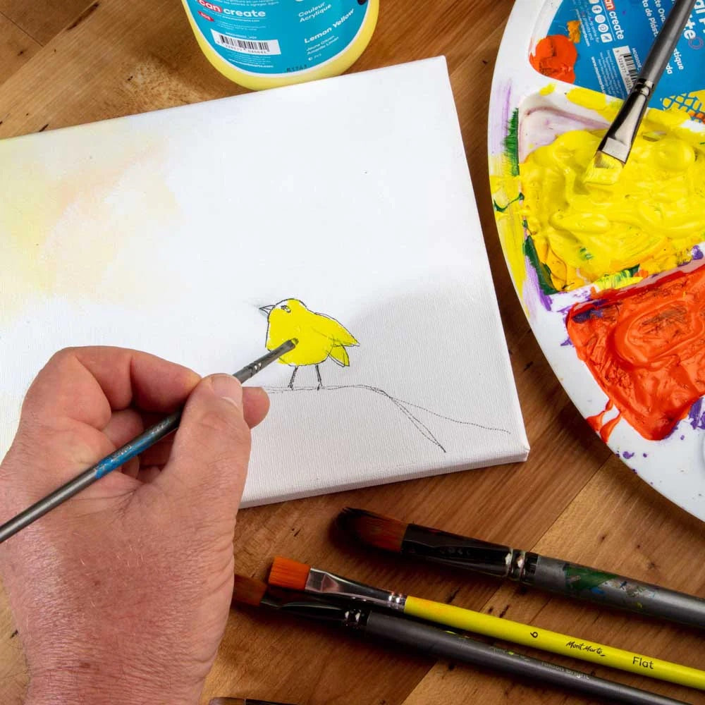 Acrylic Colour Signature 1L (33.8 US fl.oz) Bottle - Lemon Yellow