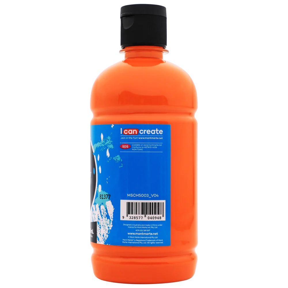 Acrylic Colour Signature 500ml (16.9 US fl.oz) - Orange