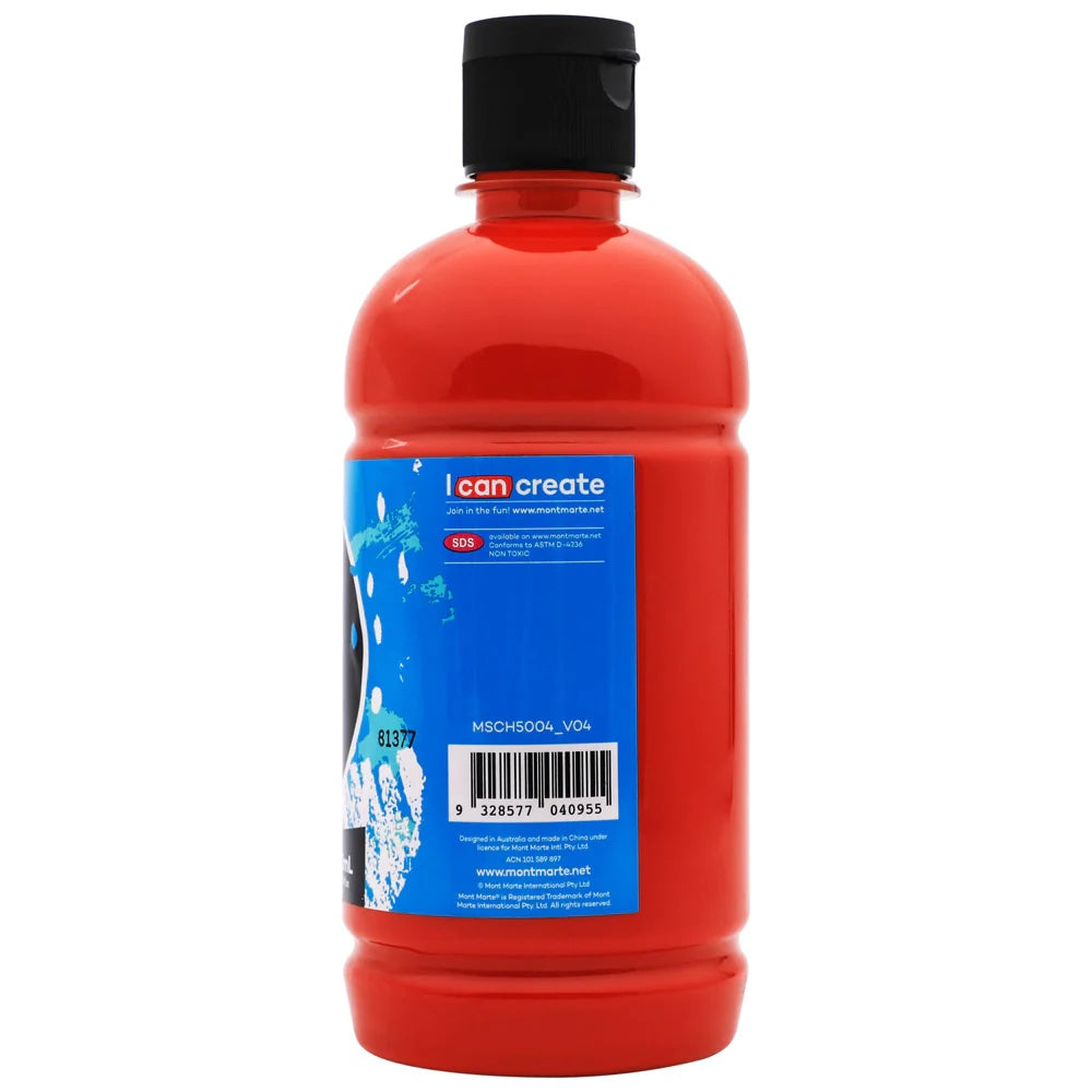 Acrylic Colour Signature 500ml (16.9 US fl.oz) - Brilliant Red