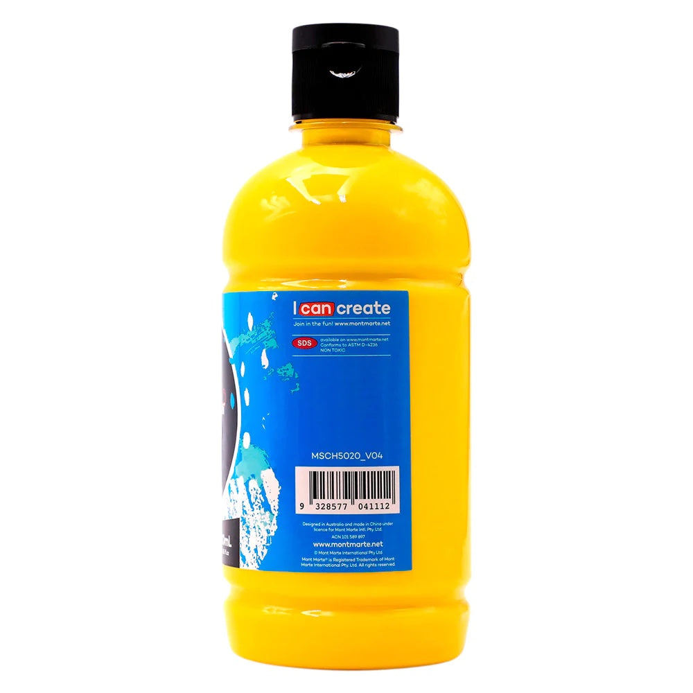Acrylic Colour Signature 500ml (16.9 US fl.oz) - Medium Yellow