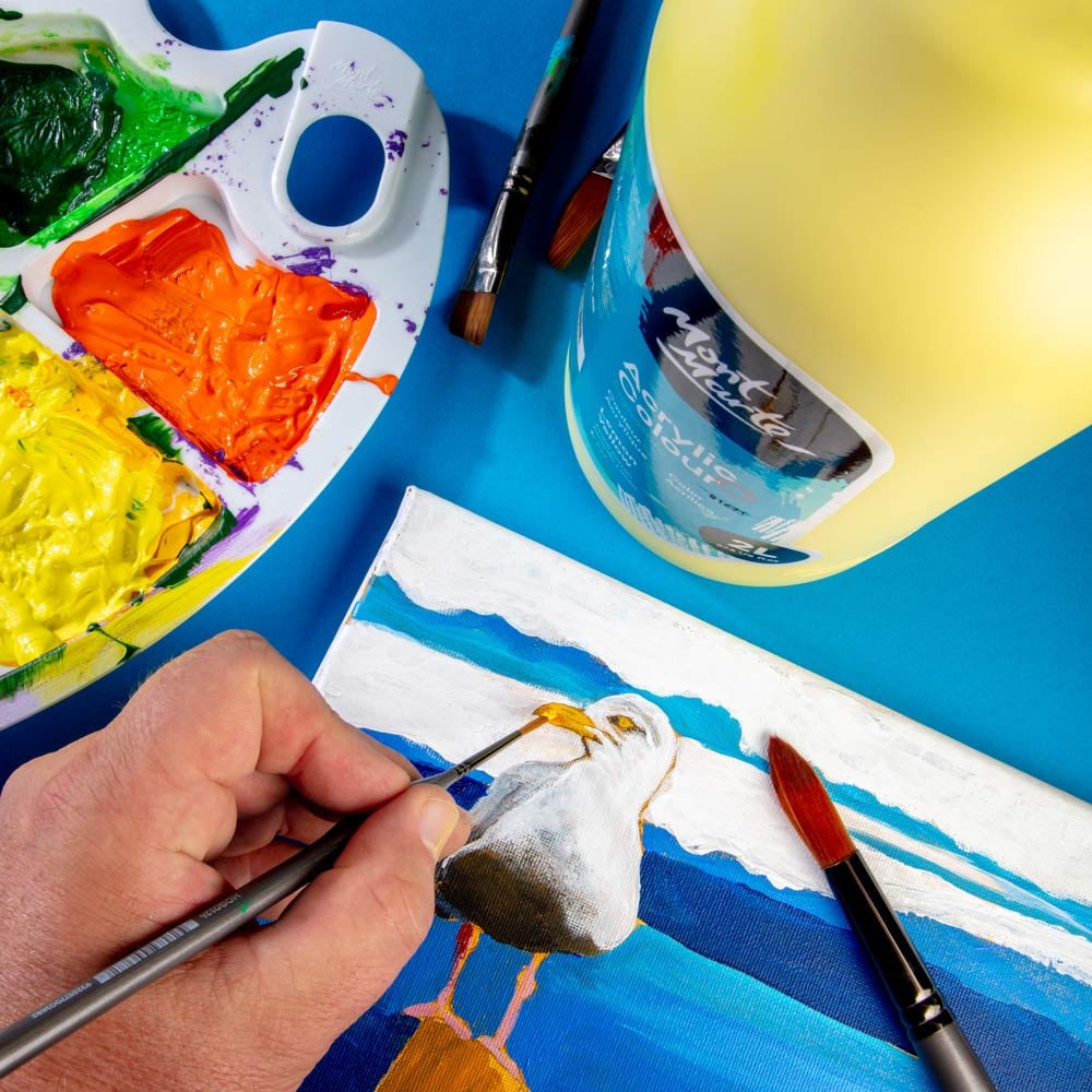 Acrylic Colour Paint Signature 2L (67.6 US fl.oz) Bottle – Lemon Yellow
