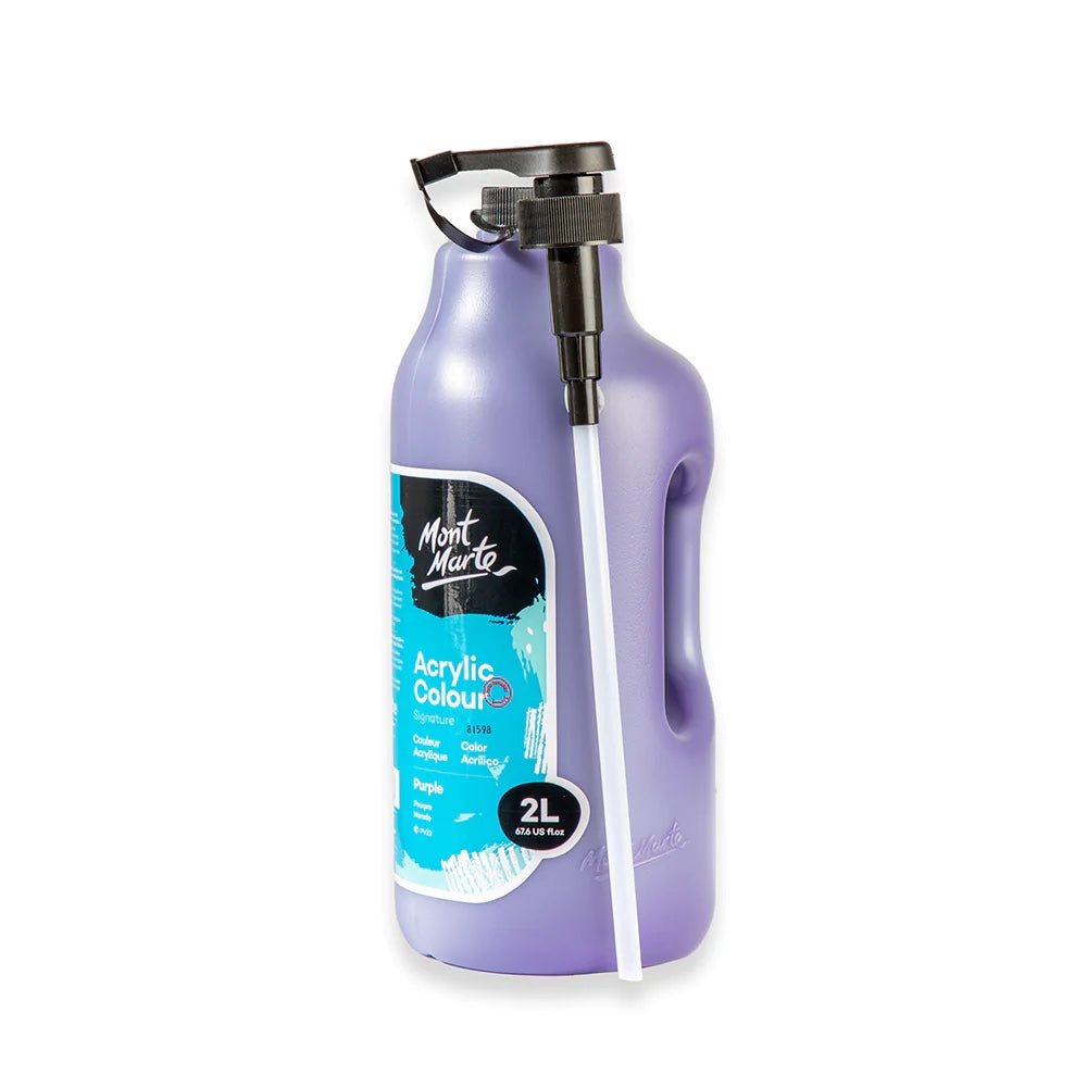 Acrylic Colour Paint Signature 2L (67.6 US fl.oz) Bottle – Purple