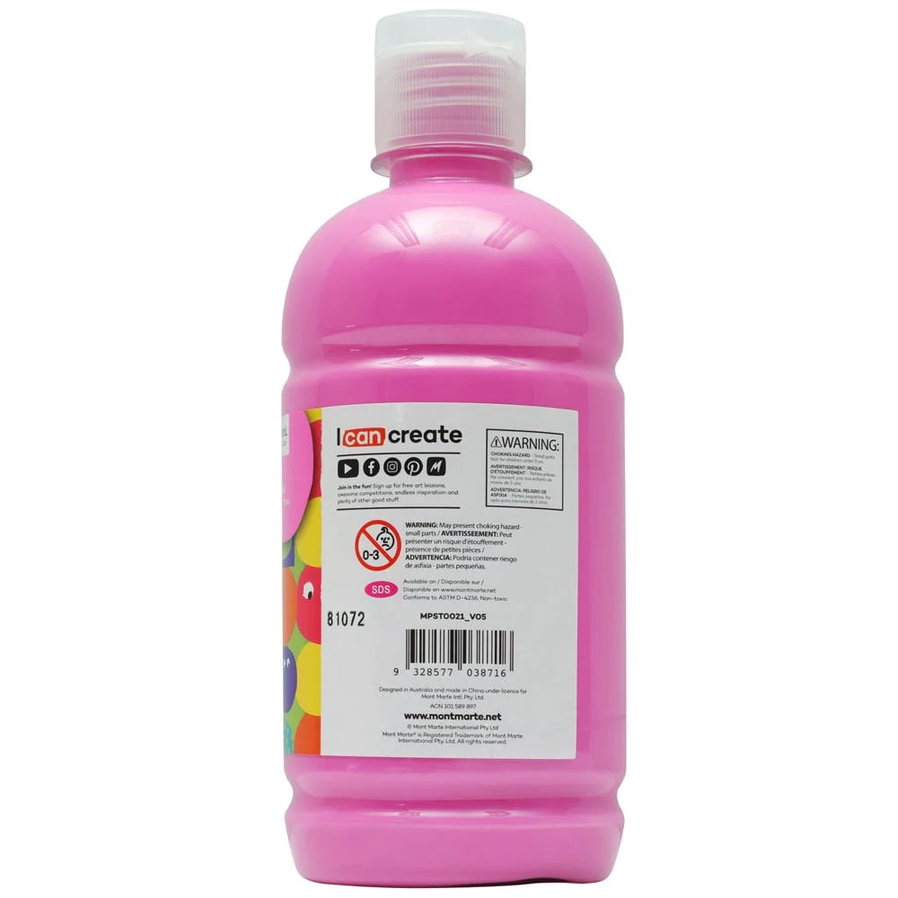 Poster Paint 500ml (16.91 US fl.oz) - Pink