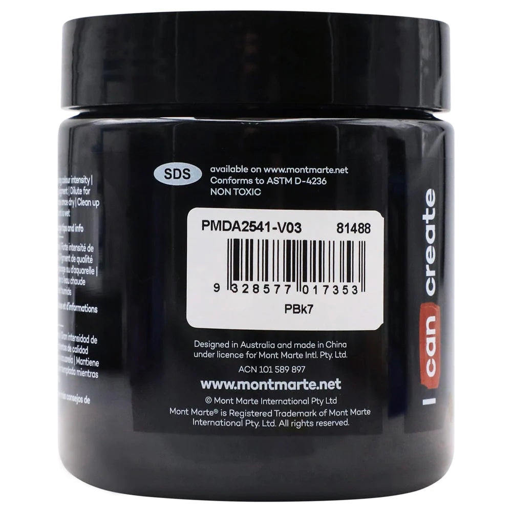 Dimension Acrylic Premium 250ml (8.5 US fl.oz) - Lamp Black
