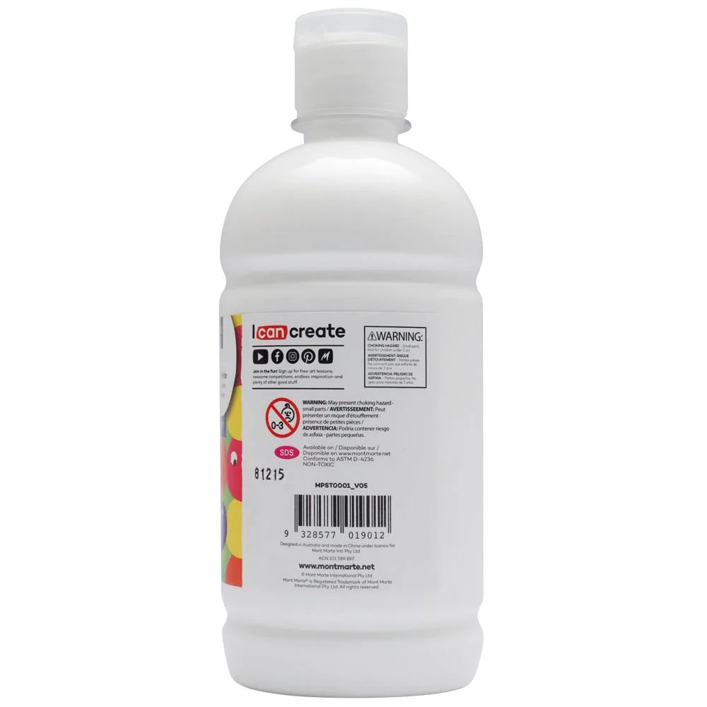 Poster Paint 500ml (16.91 US fl.oz) - Titanium White
