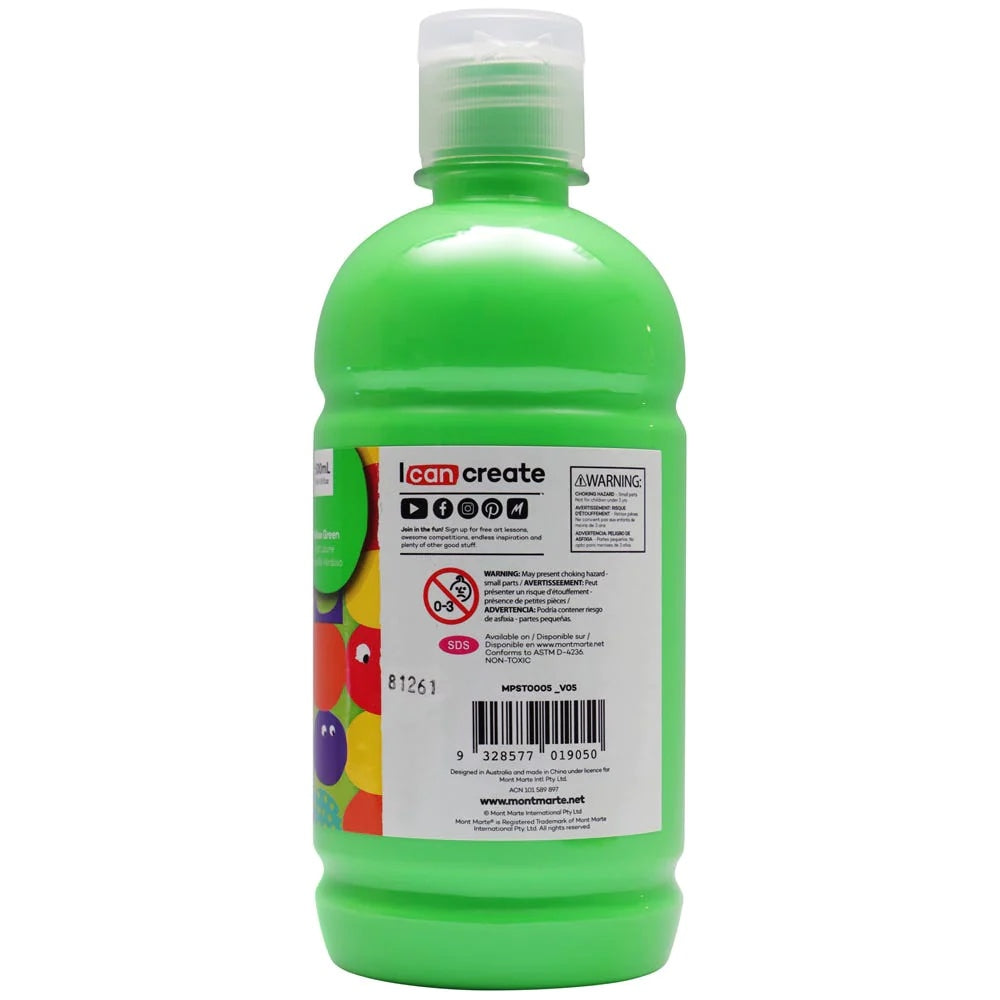 Poster Paint 500ml (16.91 US fl.oz) - Yellow Green