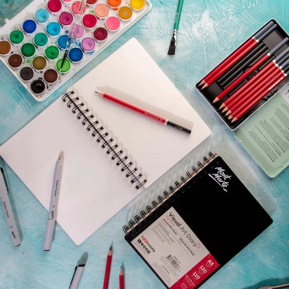 Visual Art Diary Signature 110gsm A4 120 Page