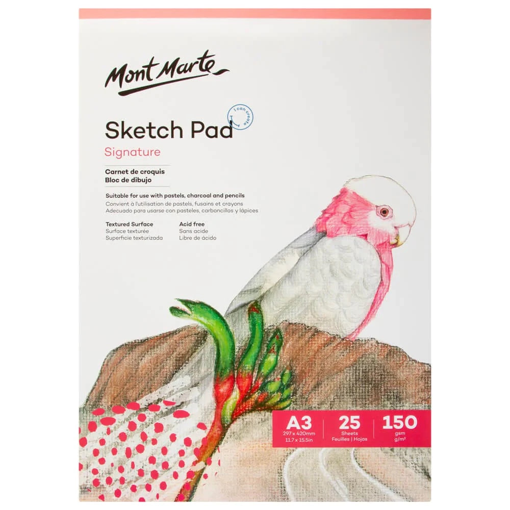 Sketch Pad Signature 150gsm 25 Sheet A3 297 x 420mm (11.7 x 15.5in)