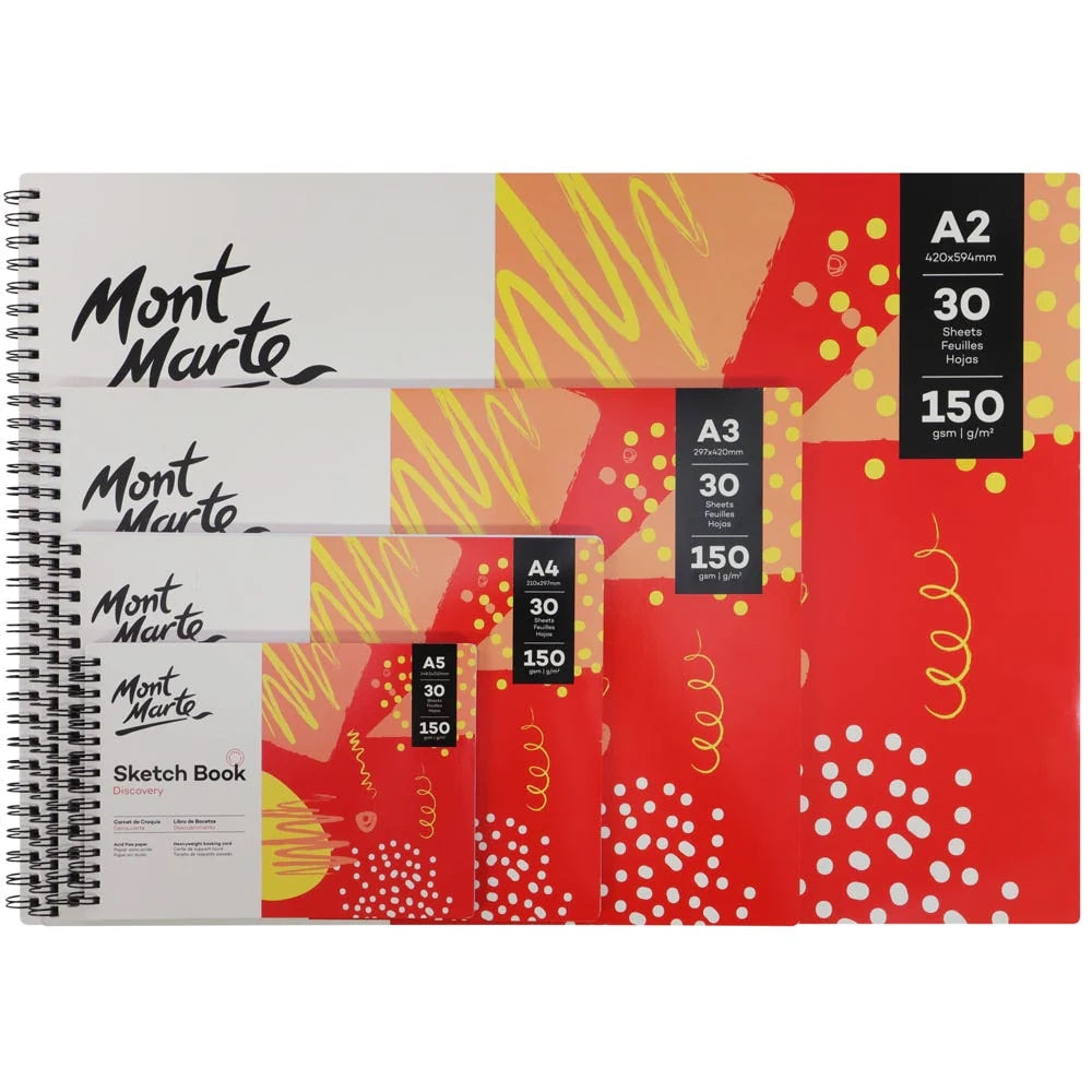 Sketch Book Discovery A3 (11.7 x 16.5in) 30 Sheets 150gsm