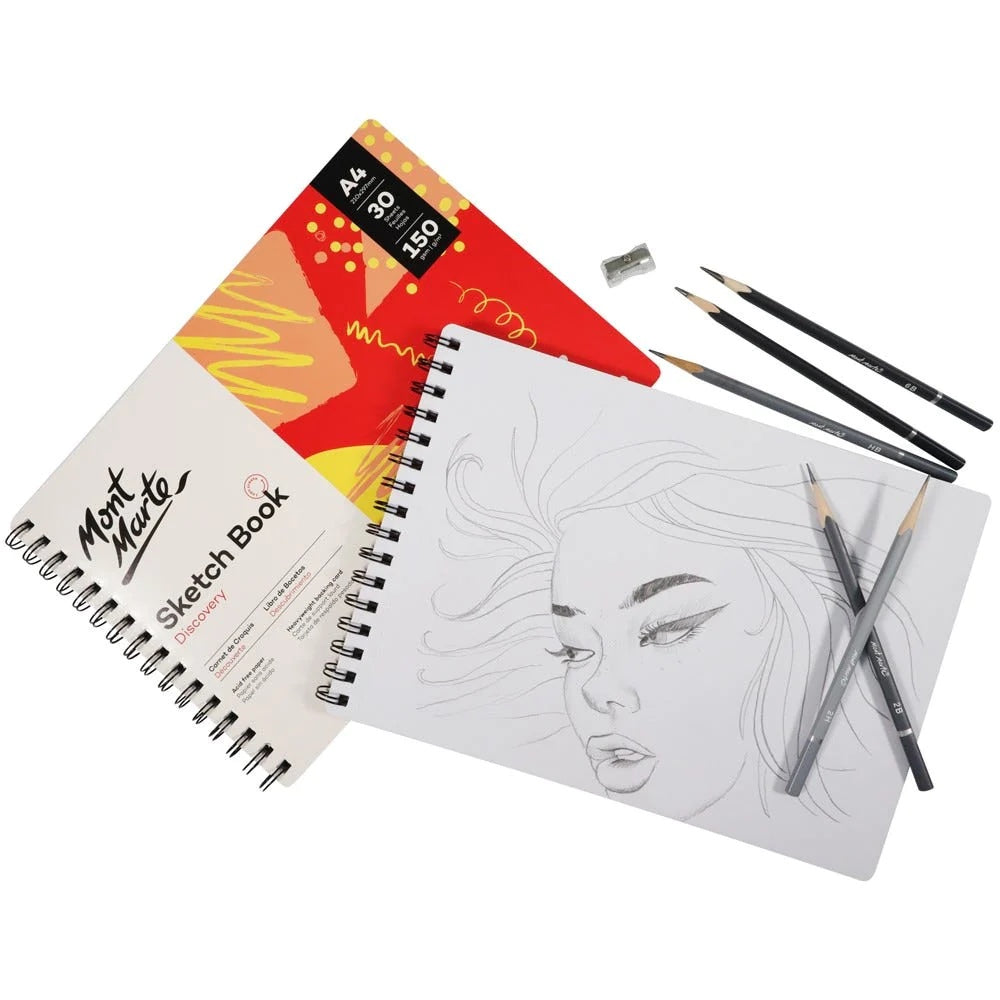 Sketch Book Discovery A4 (8.3 x 11.7in) 30 Sheets 150gsm