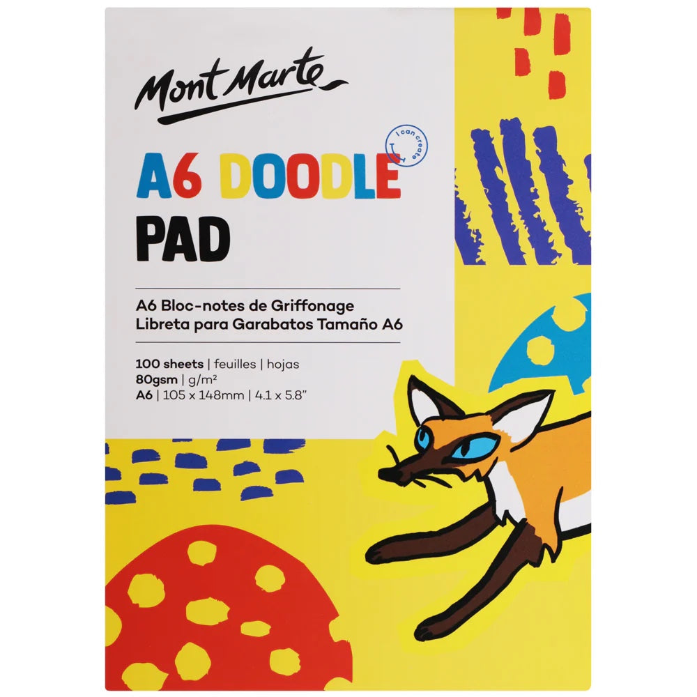 Doodle Pad A6 100 Sheet