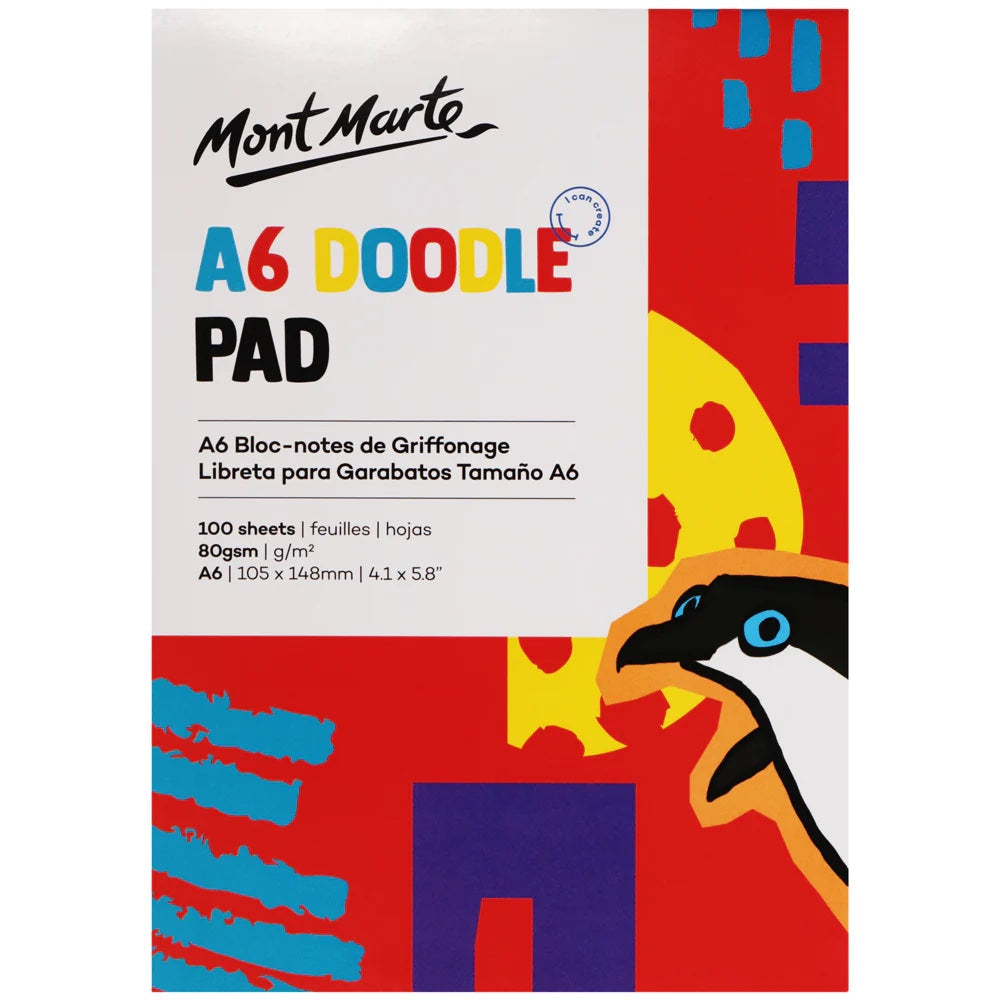 Doodle Pad A6 100 Sheet