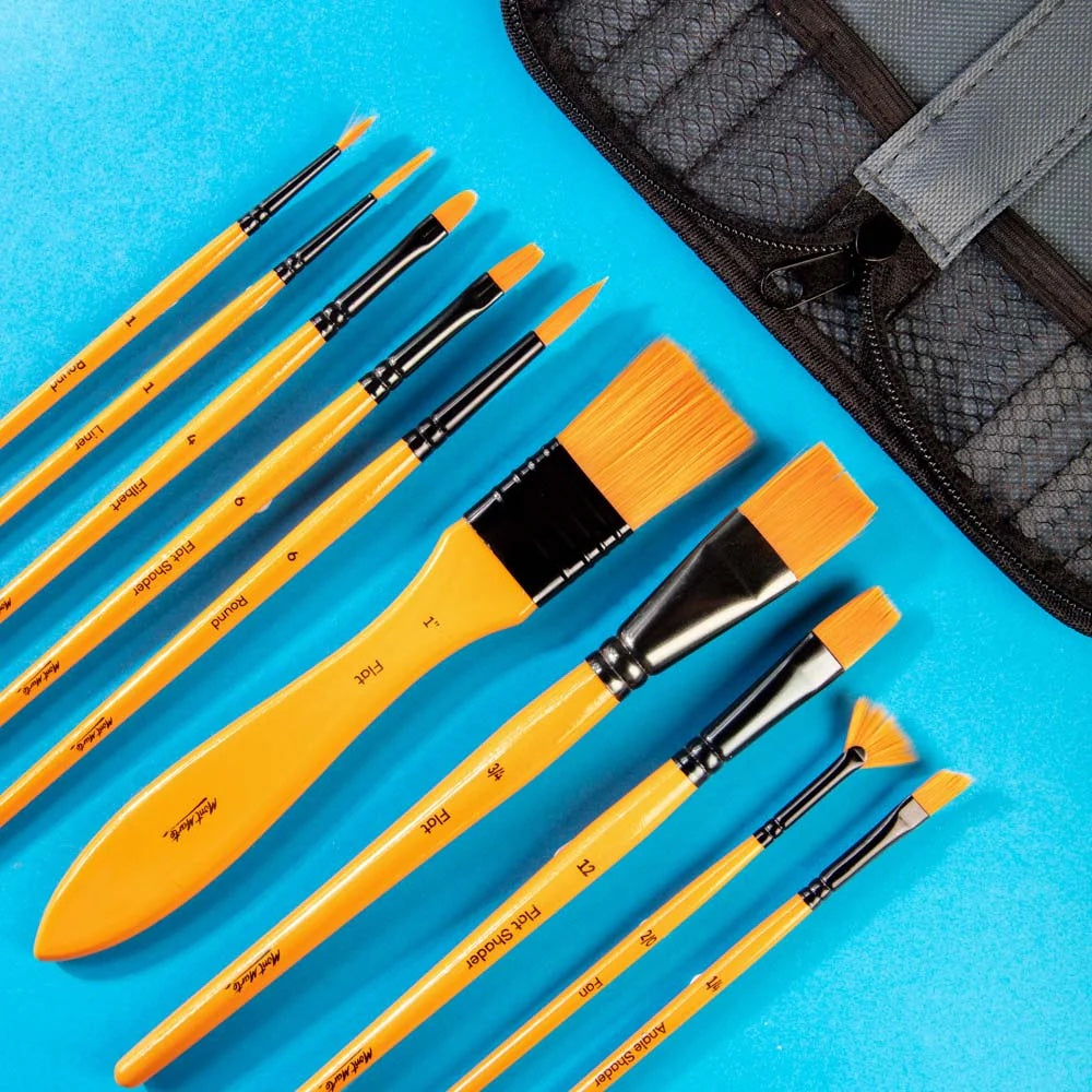 Mont Marte Acrylic Brush Set Signature 11pc