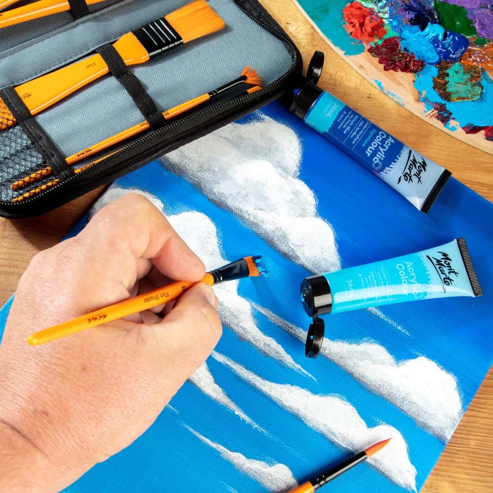 Mont Marte Acrylic Brush Set Signature 11pc