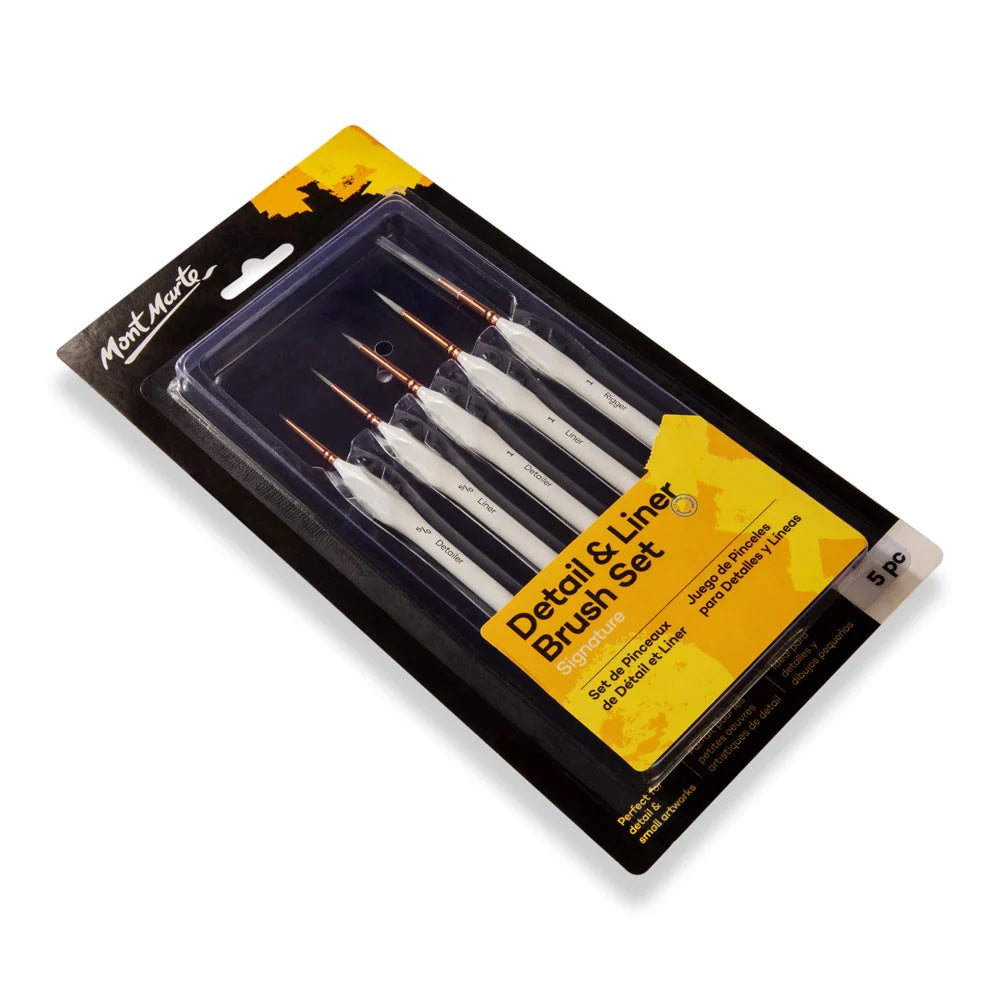 Detail & Liner Brush Set Signature 5pc