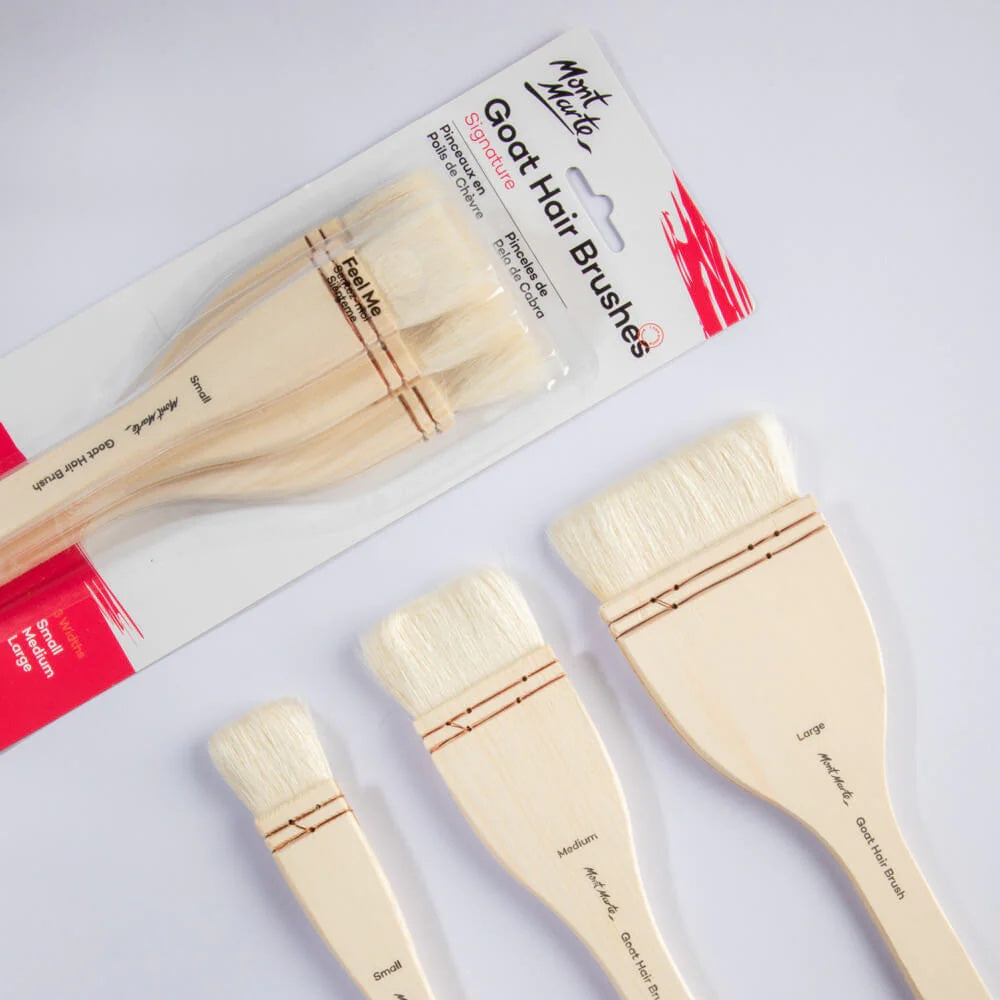 Goat Hair Brushes Signature 3pc