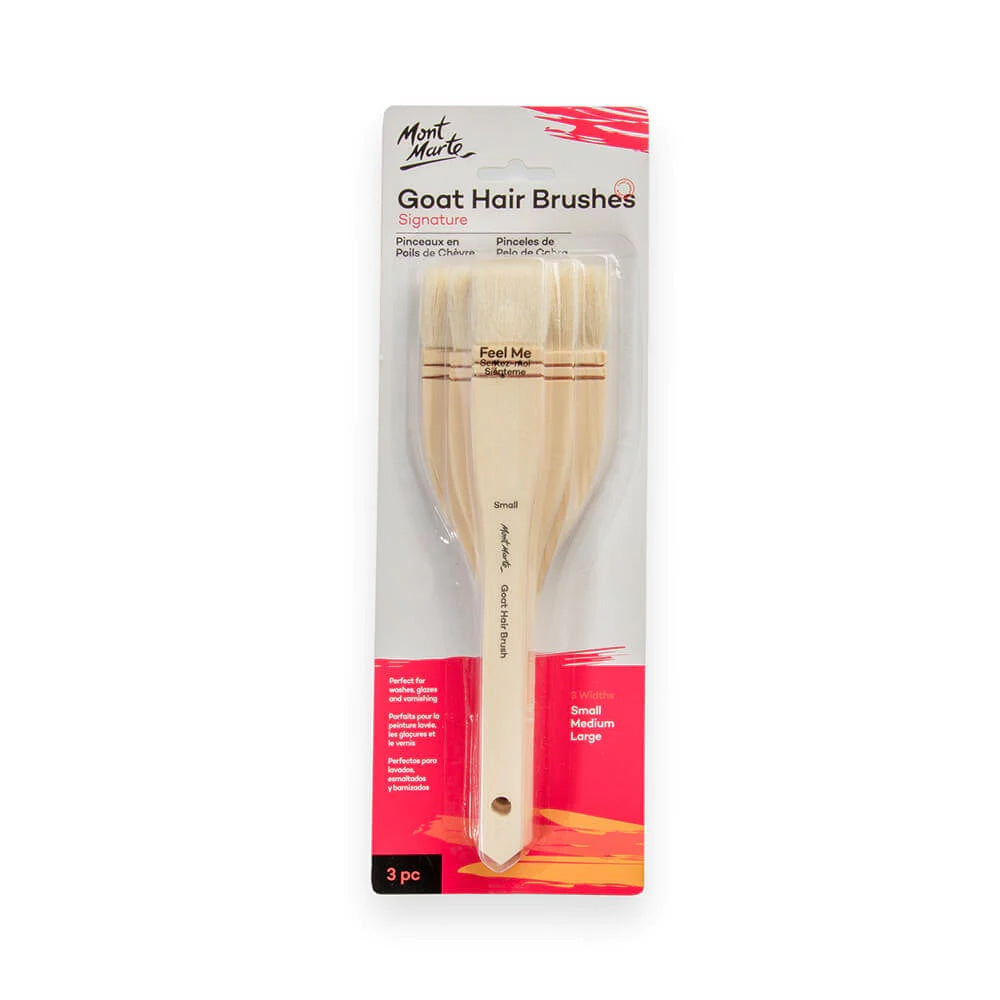 Goat Hair Brushes Signature 3pc