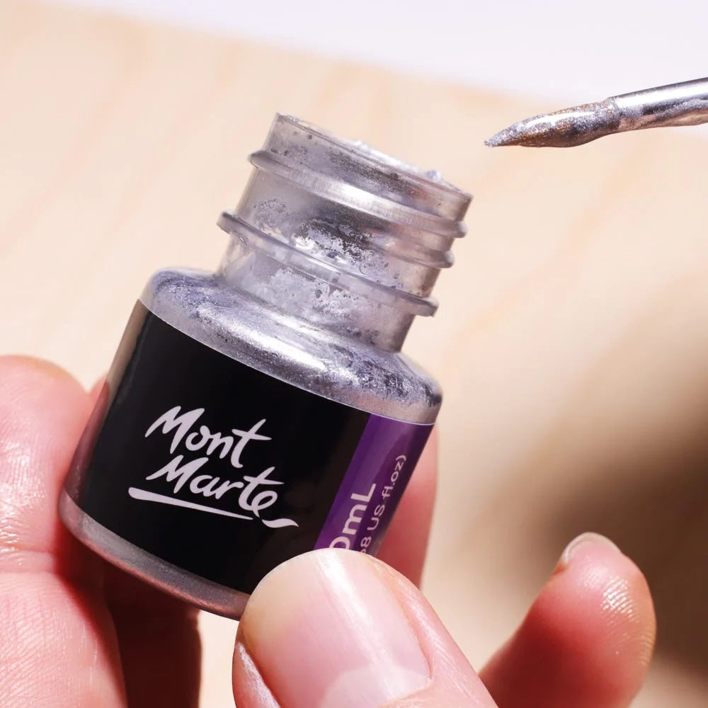 Silver Foil Paint Premium 20ml (0.68 US fl.oz)