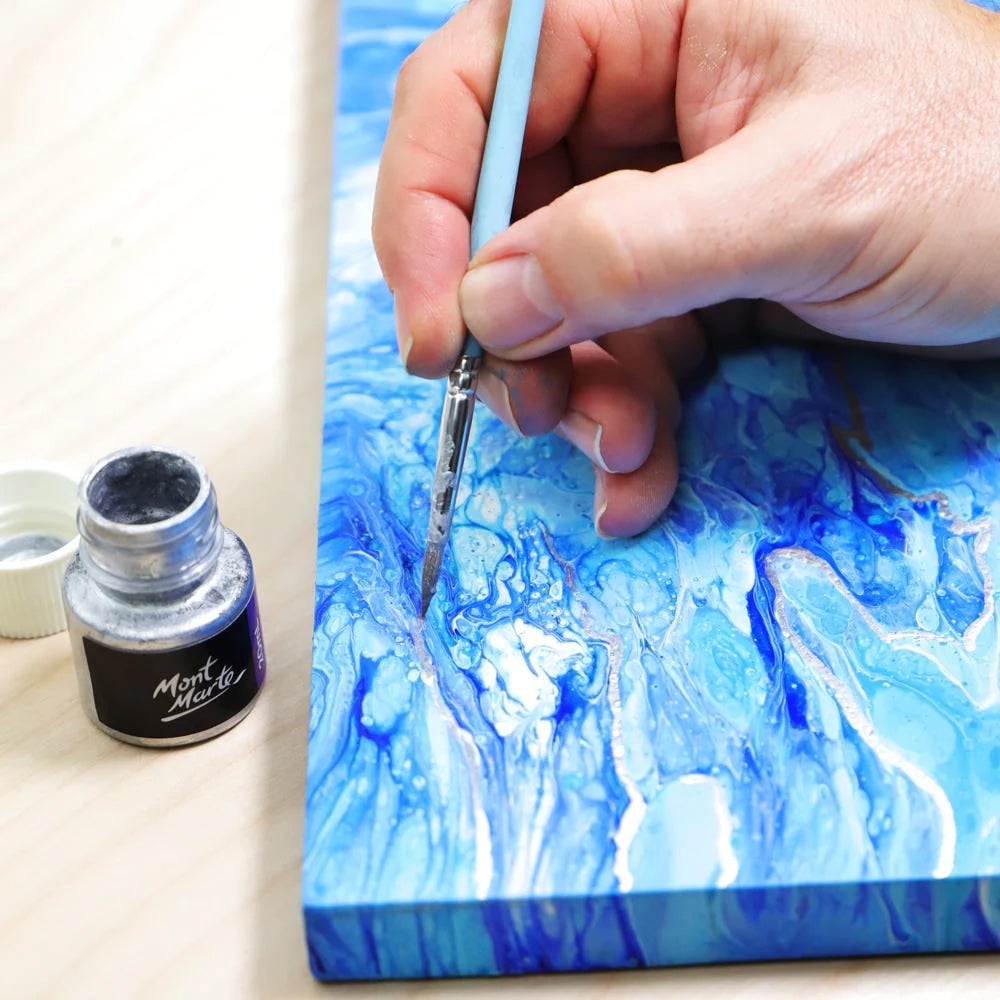 Silver Foil Paint Premium 20ml (0.68 US fl.oz)