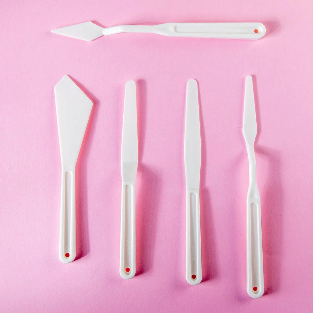 Plastic Palette Knife Set Discovery 5pc