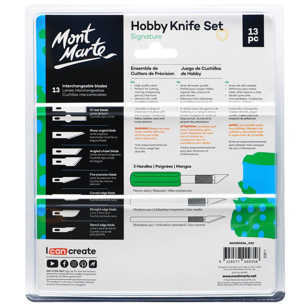 Hobby Knife Set Signature 13pc