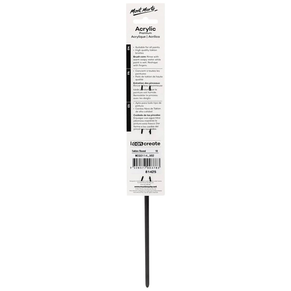 Artist Brush Premium Taklon Round 10